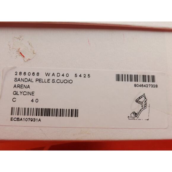 NIB BALENCIAGA ARENA GLYCINE LAVENDER LEATHER WEDGE STUDDED SANDALS 40 286068 - Picture 12 of 12